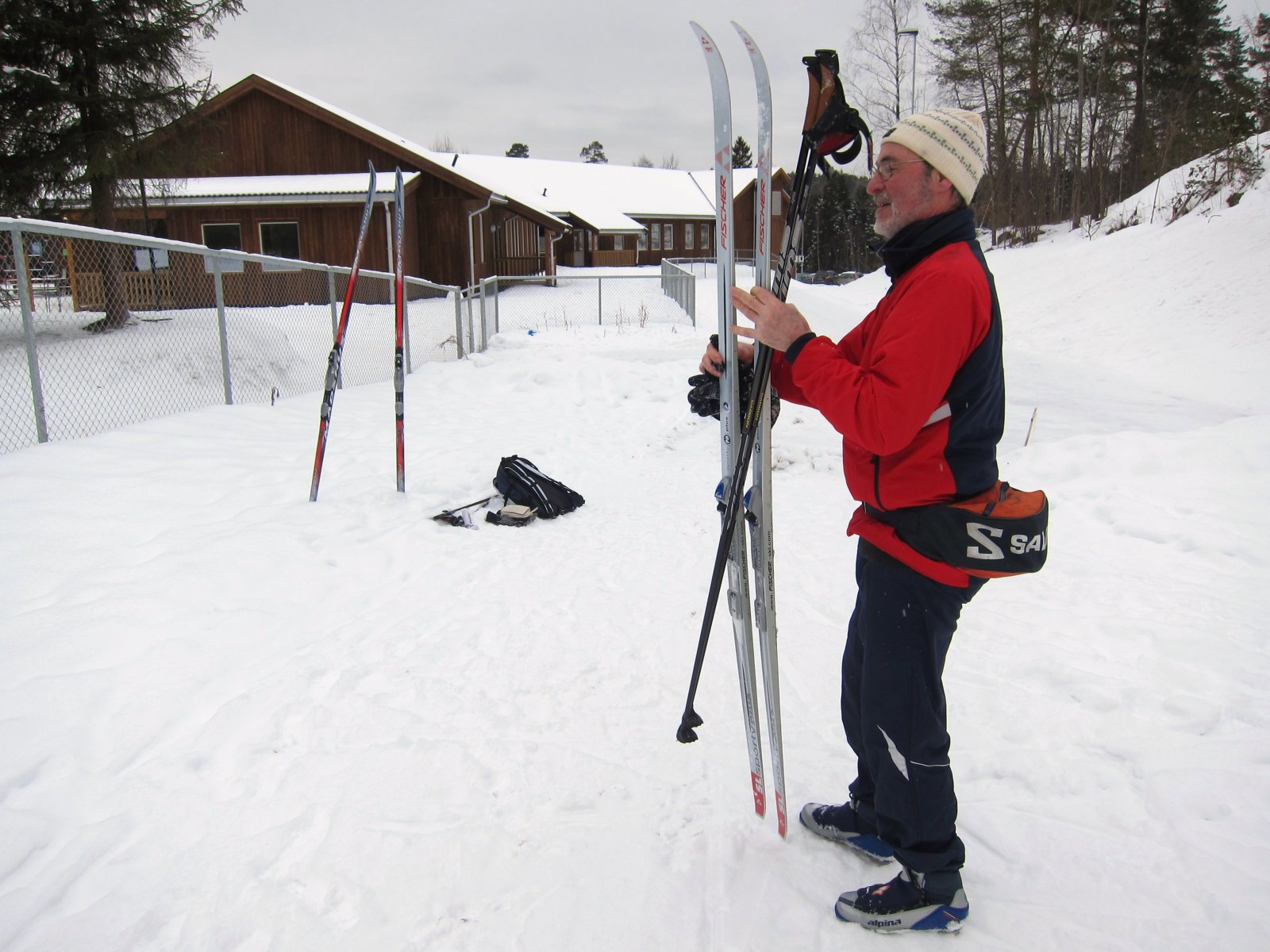 Løypestart ved Skoklefald