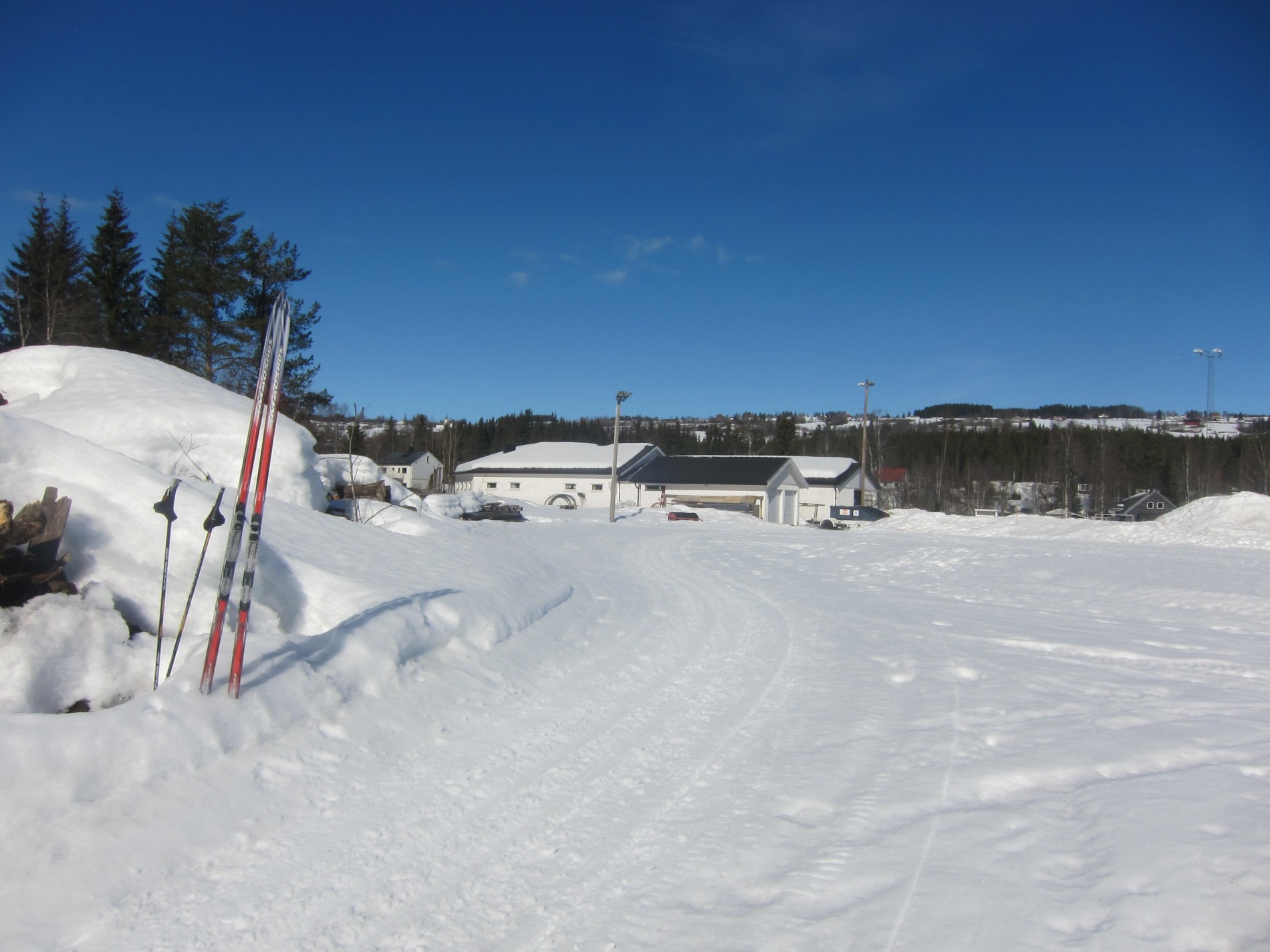 Løypestart ved Varde idrettsplass
