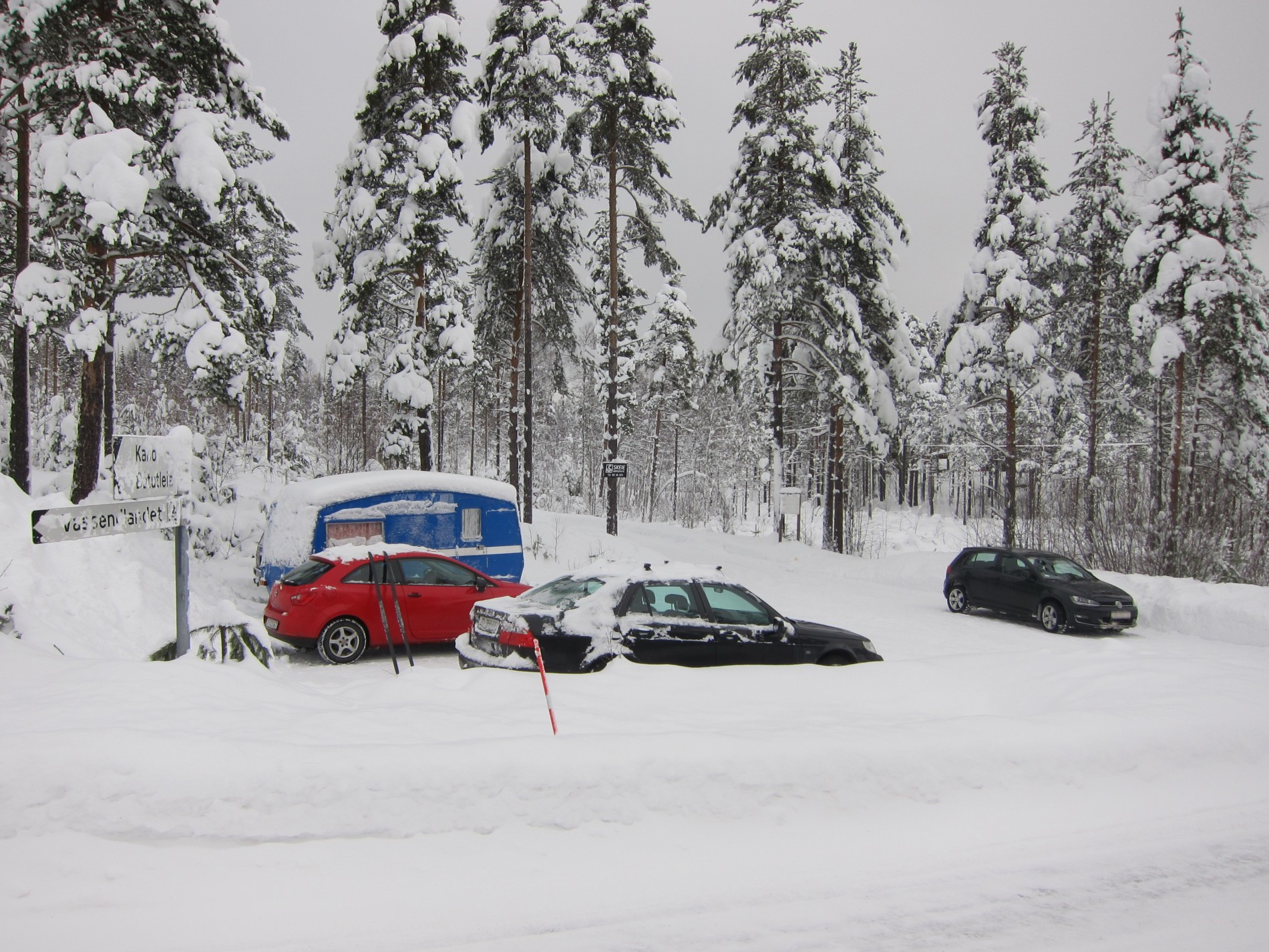 Løypestart ved Vassenden