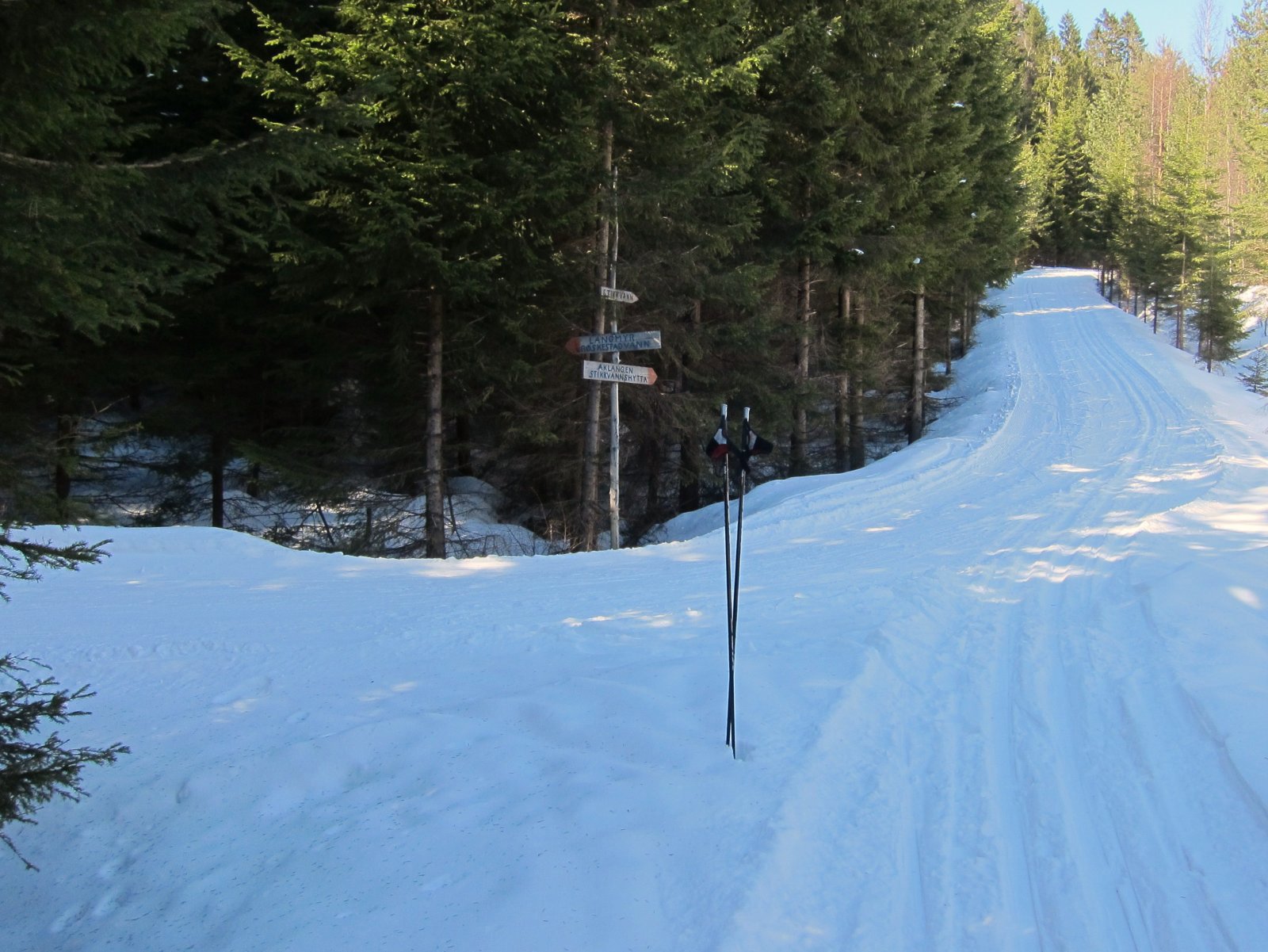 Løypevalg ved Svartvannsbekken