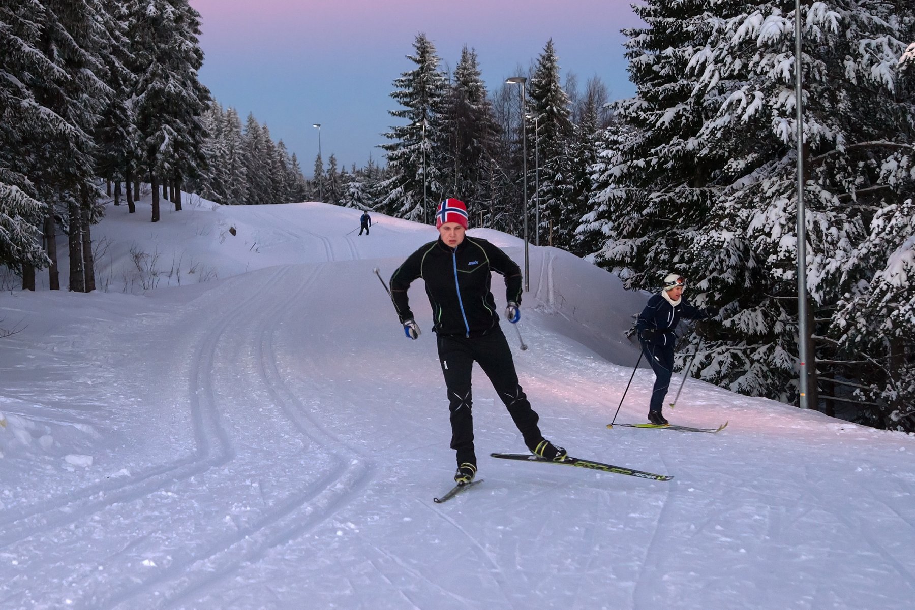 Lysene har kommet på