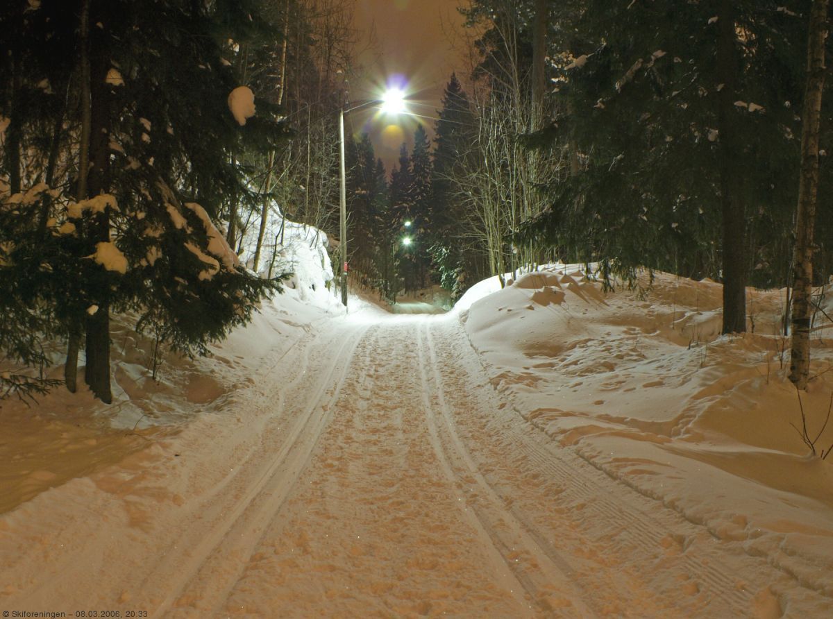 Lysløypa fra Haugerud