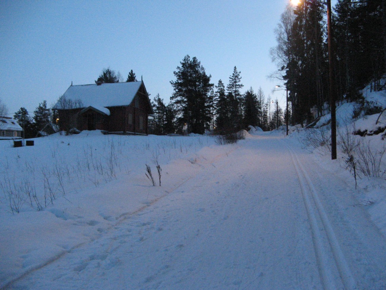 Lysløypa ved Seterbråten