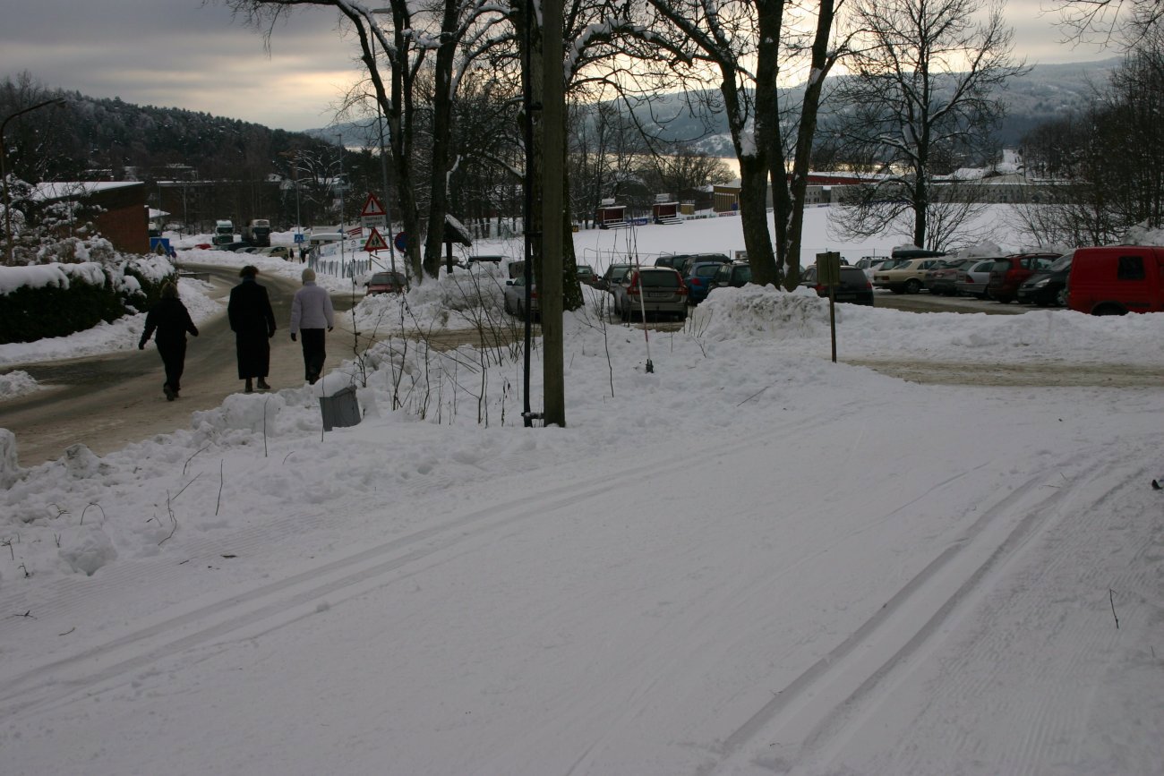 Lysløype ved Drøbaksundet