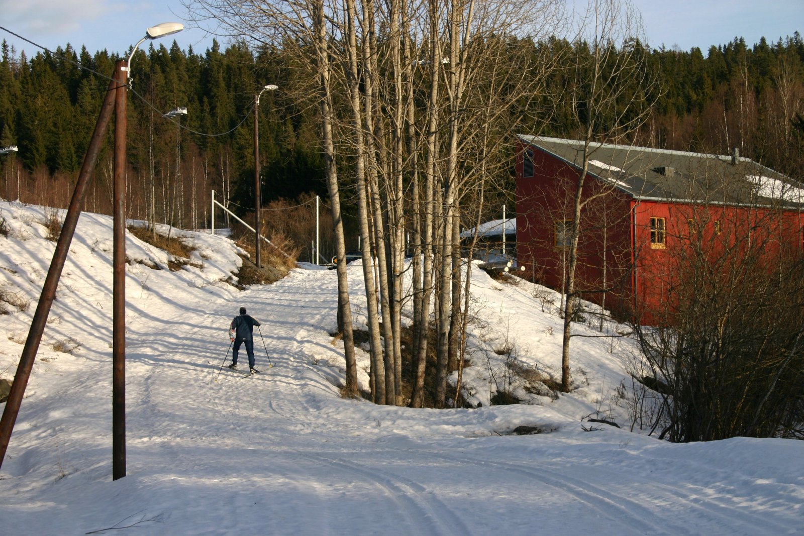 Lysløypestart på Kurland