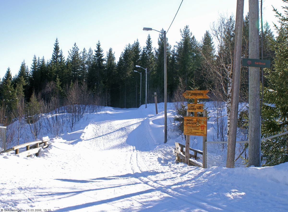 Lysløypetraseen i Nittedal