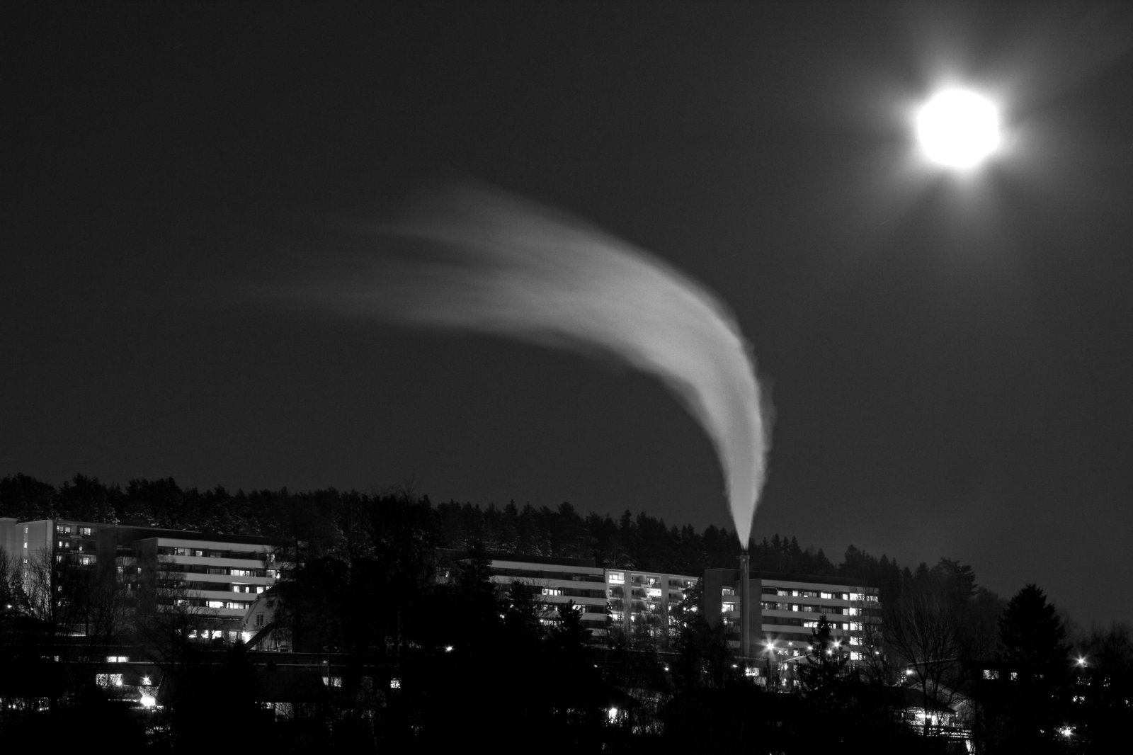 Måneskinn over Stallerudåsen