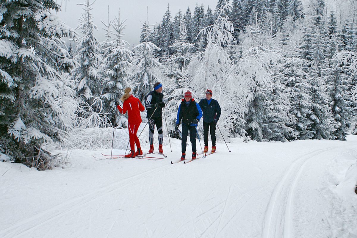 Mange fornøyde skiløpere i dag