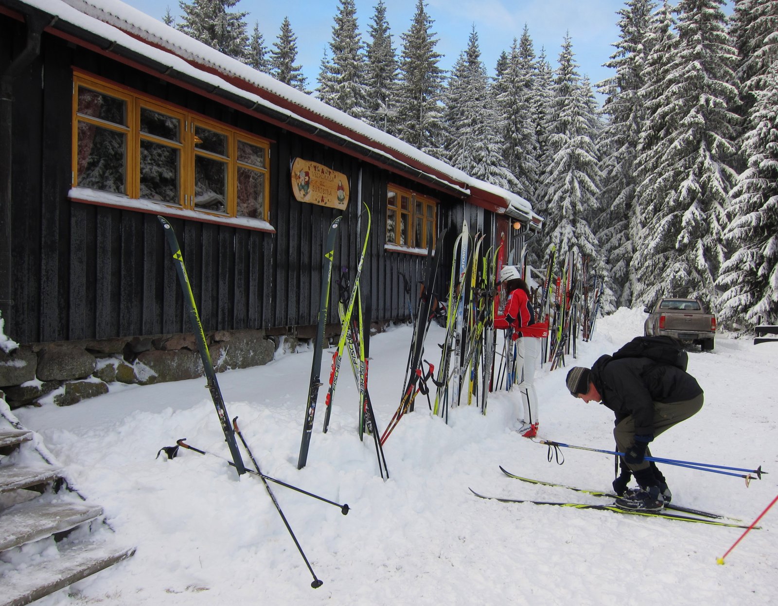 Mange på Sørsetra i dag