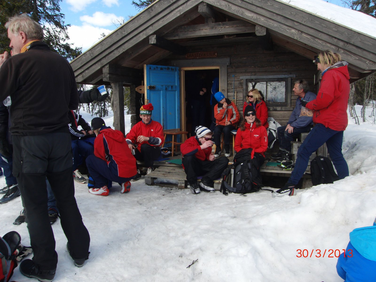 Mange på tur til Gråsteinbua