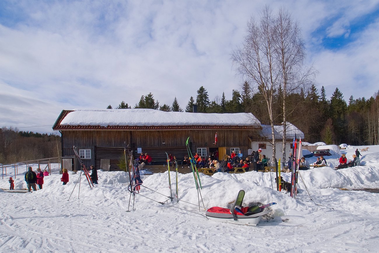 Mange tok pause på Nygård i dag