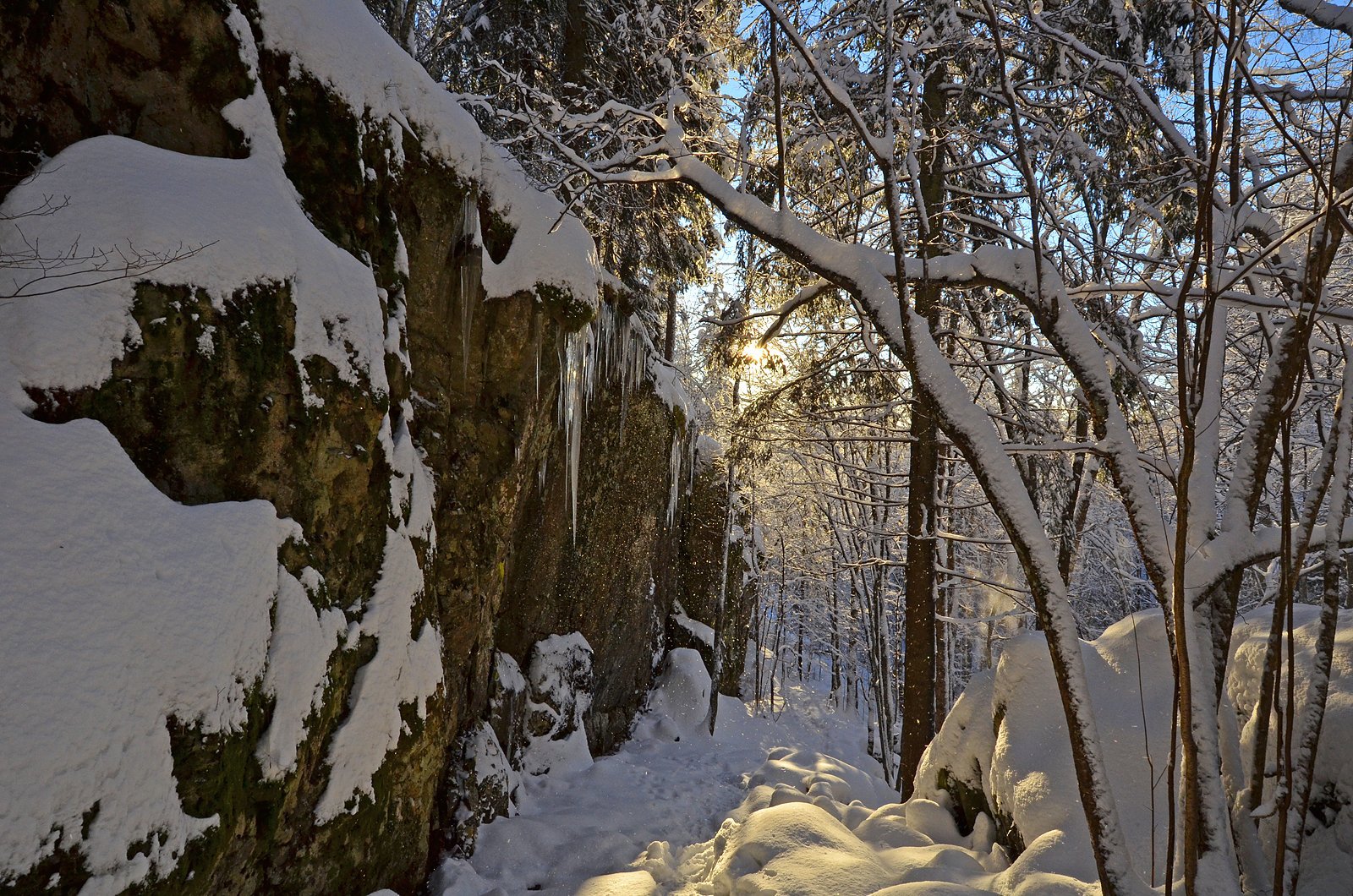 Merradalen: veltråkket vintersti
