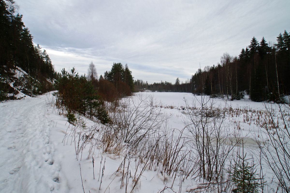 Mild vinter ved Myrertjern