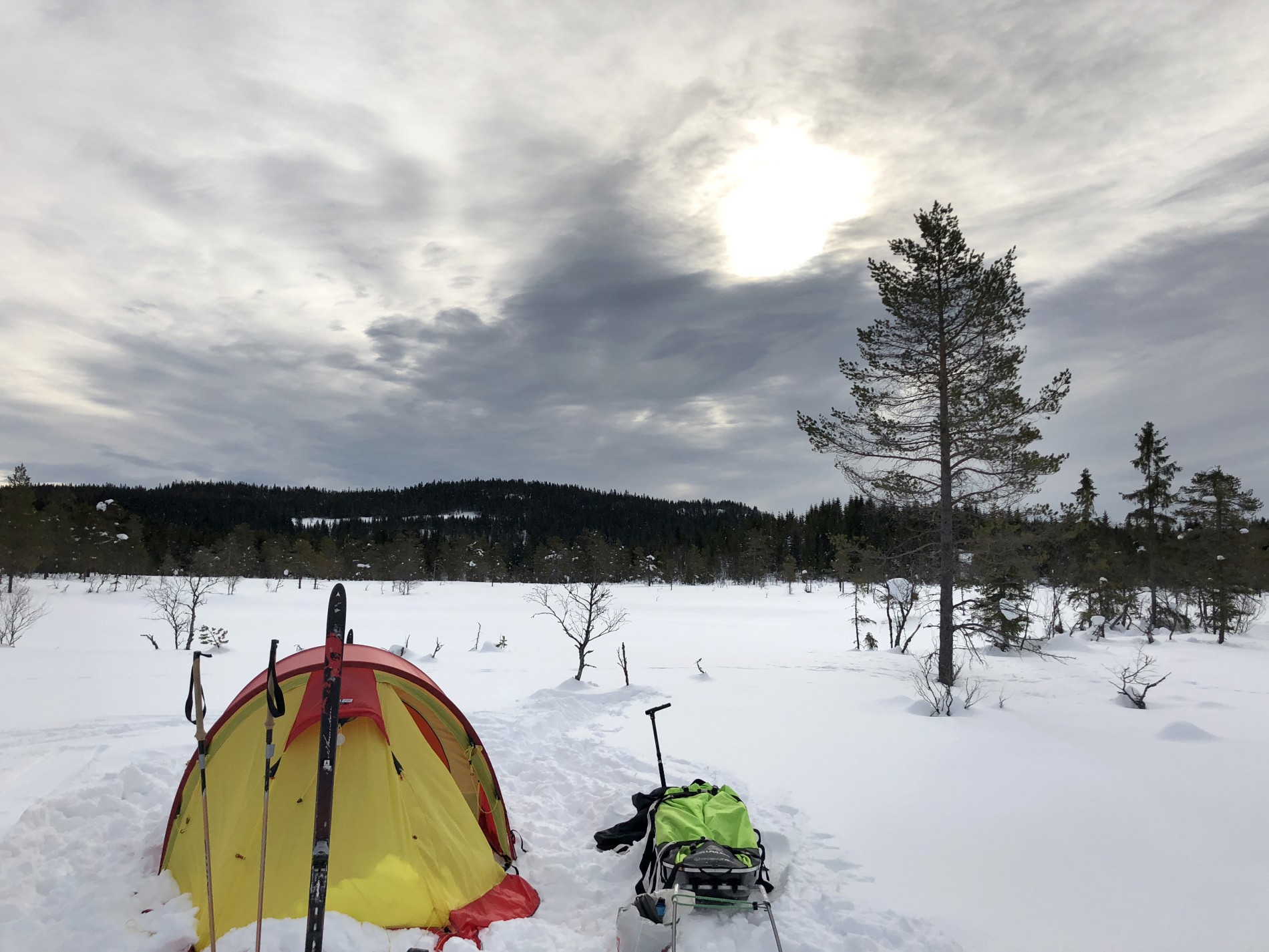 Mildvær øst for Atjern