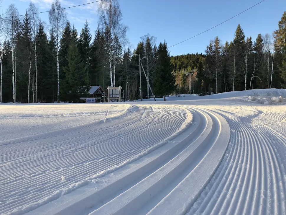 Morgenspor på Sørli skistadion