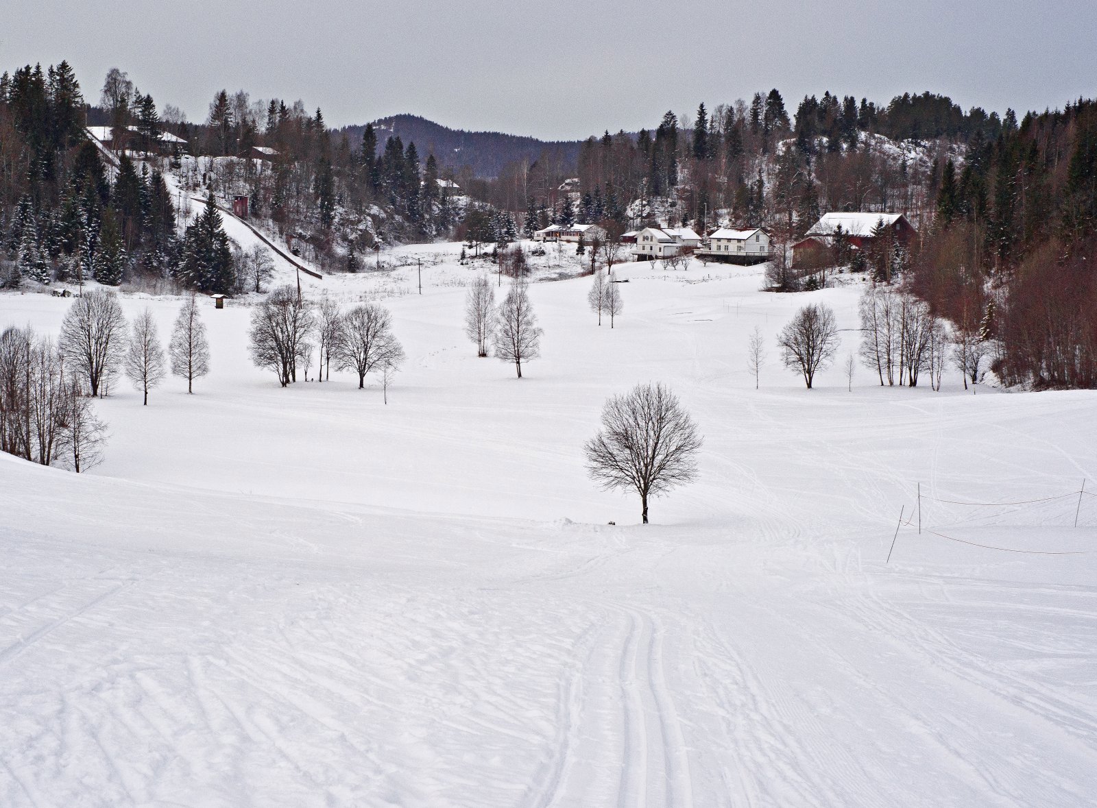 Mot kveld på golfbanen