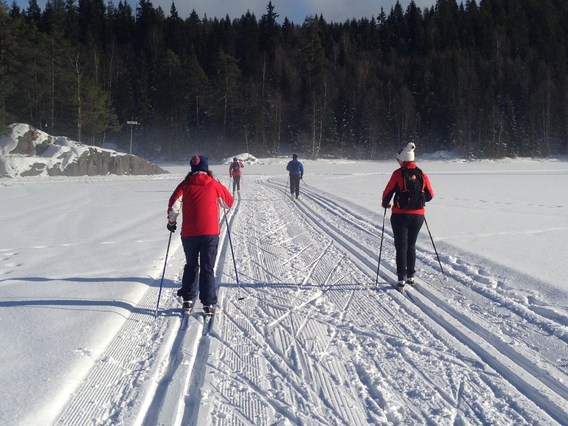 Mot løypekryss på Geitsjøen