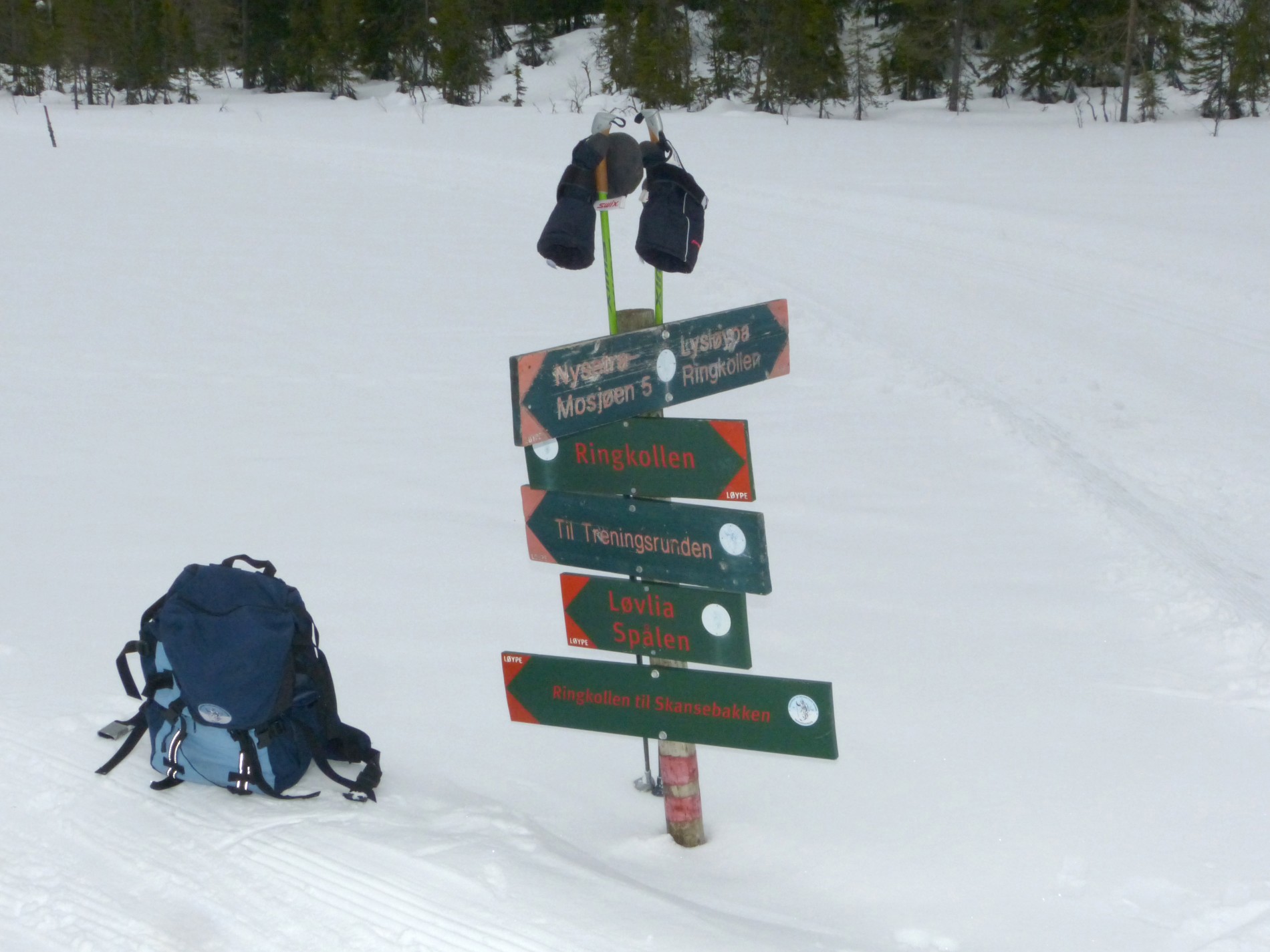 Mye sne og lite skiløpere