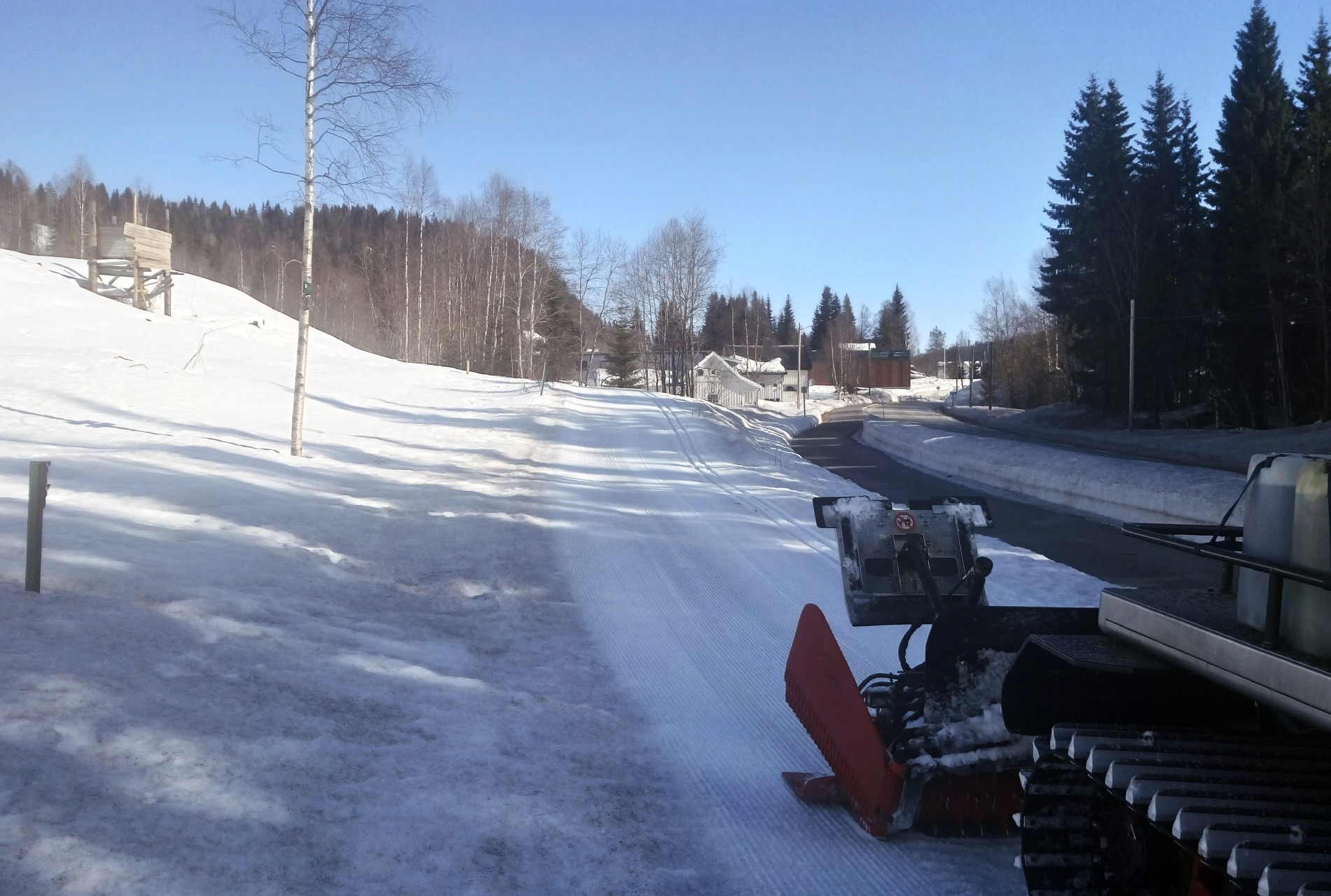 Nå kan du gå fra Grua og hjem til byen