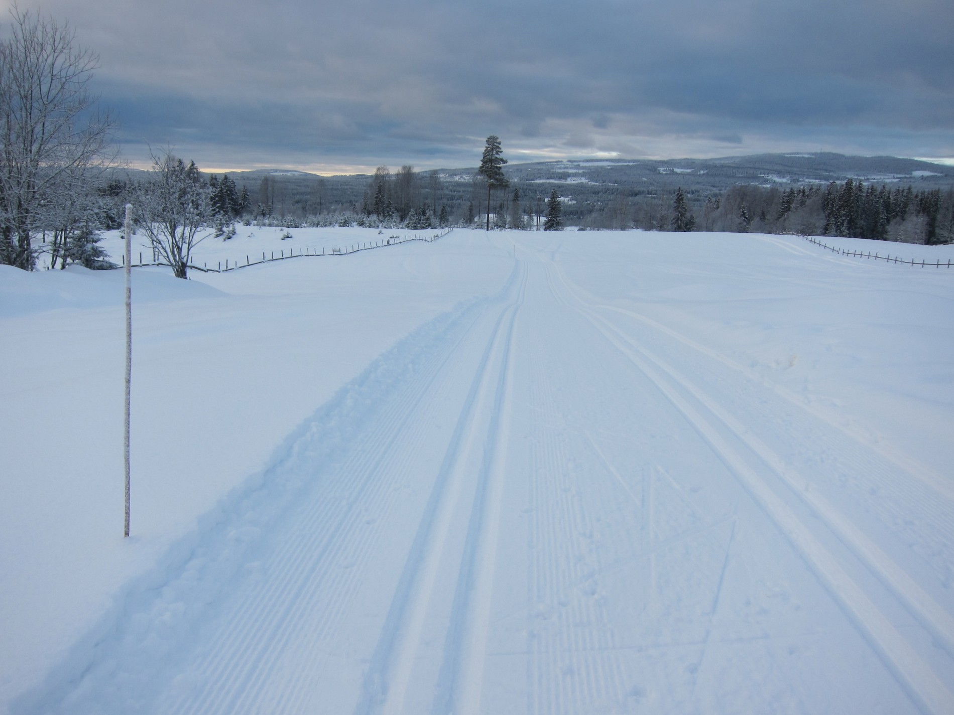 Nedover mot Reinsvoll