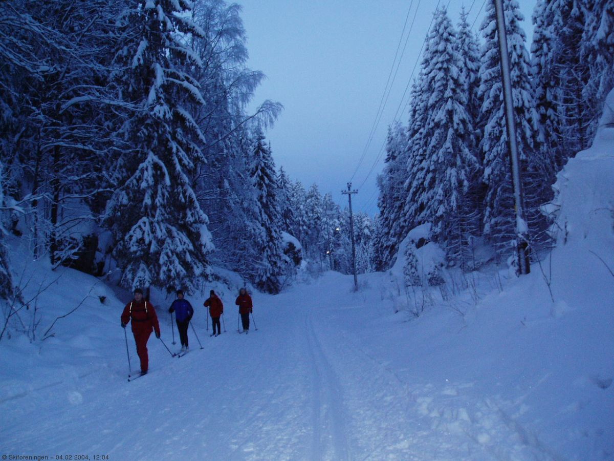 Nedoverbakken til Hestehullet nærmer seg nå