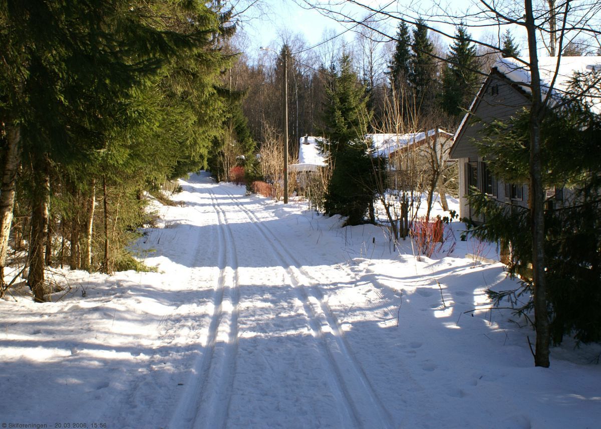Noen har kortere vei til skiløypene enn andre