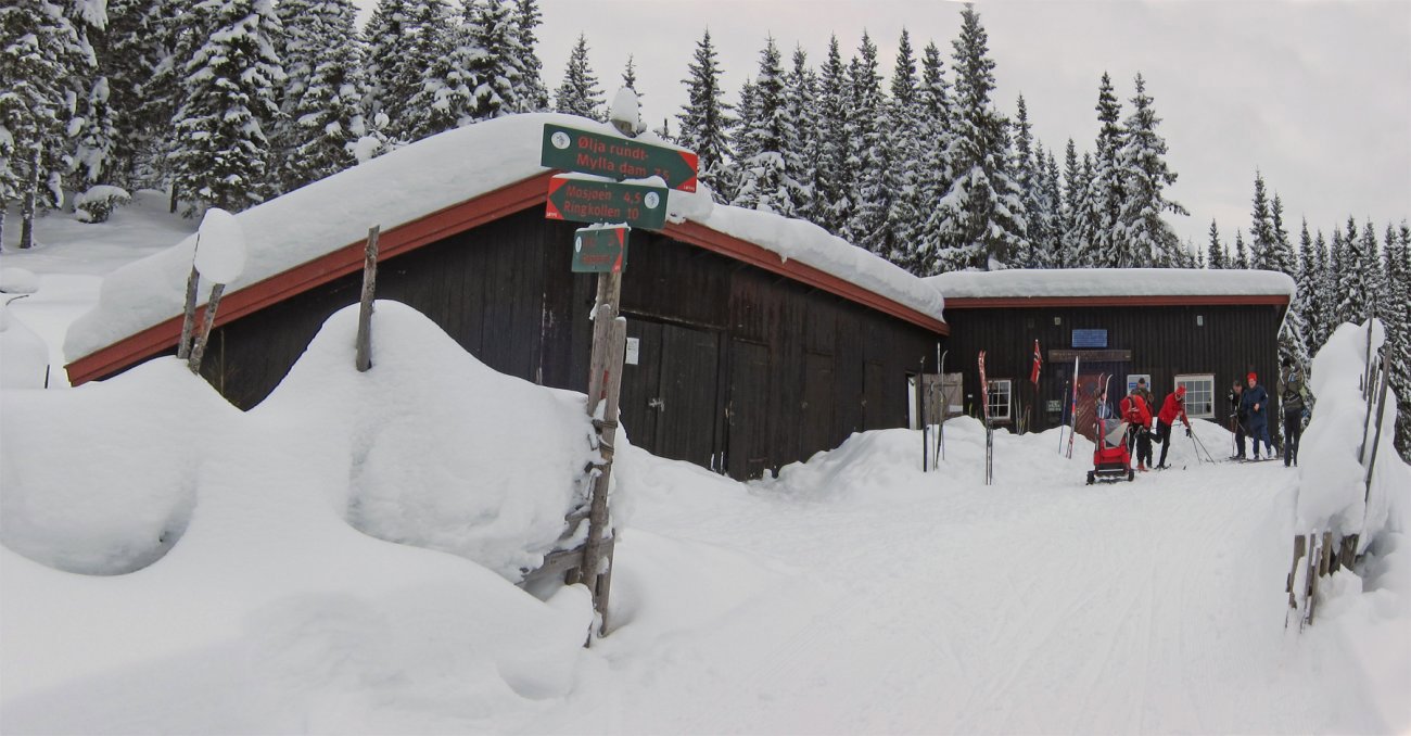 Nok sne ved Tverrsjøstallen