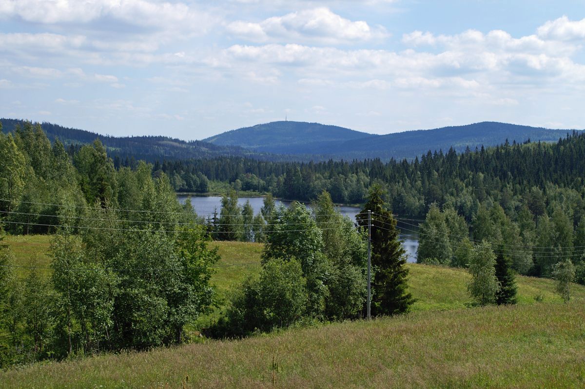 Nordvannet og Varingskollen sett fra Mago