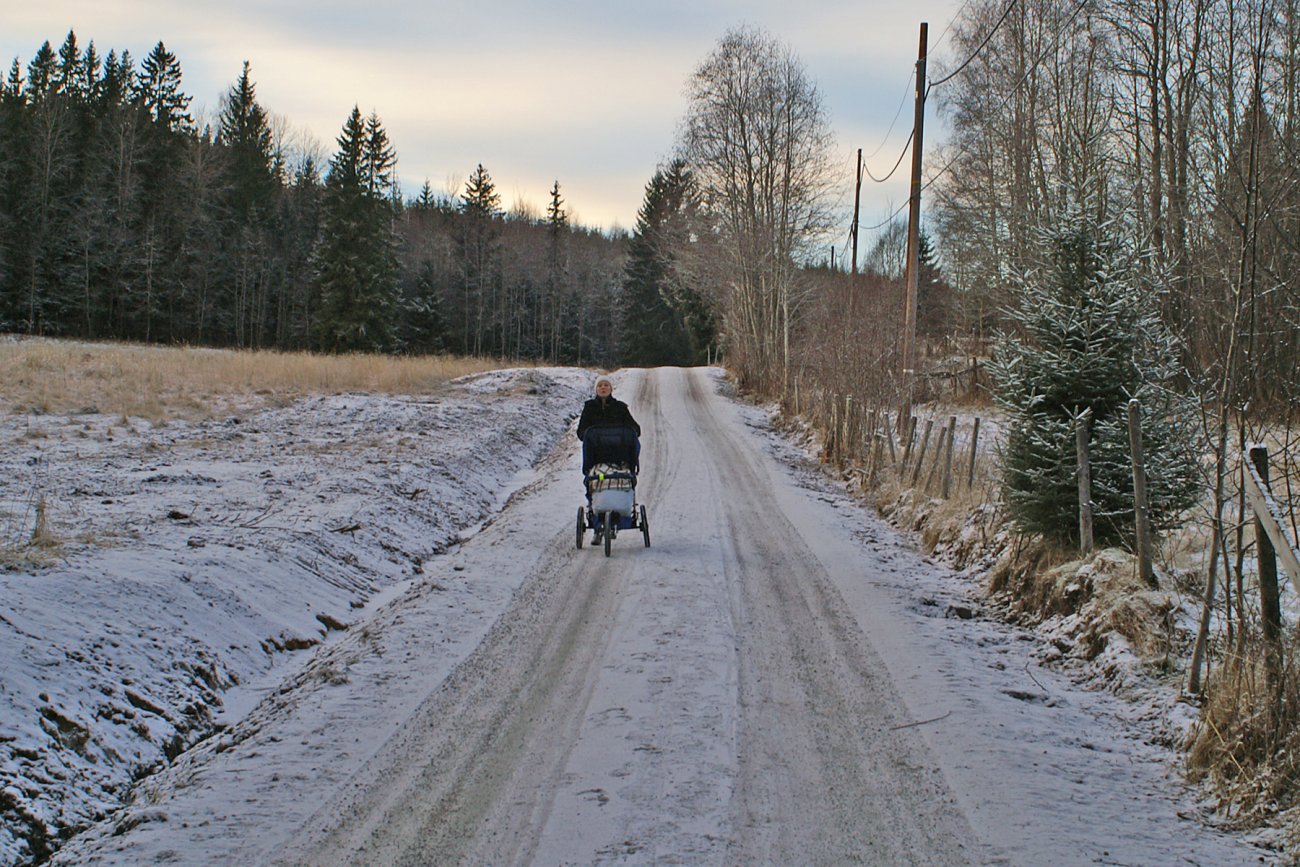 Novemberhvitt på Murenveien