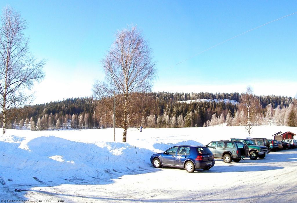 Nydelig februarvær ved Årnes