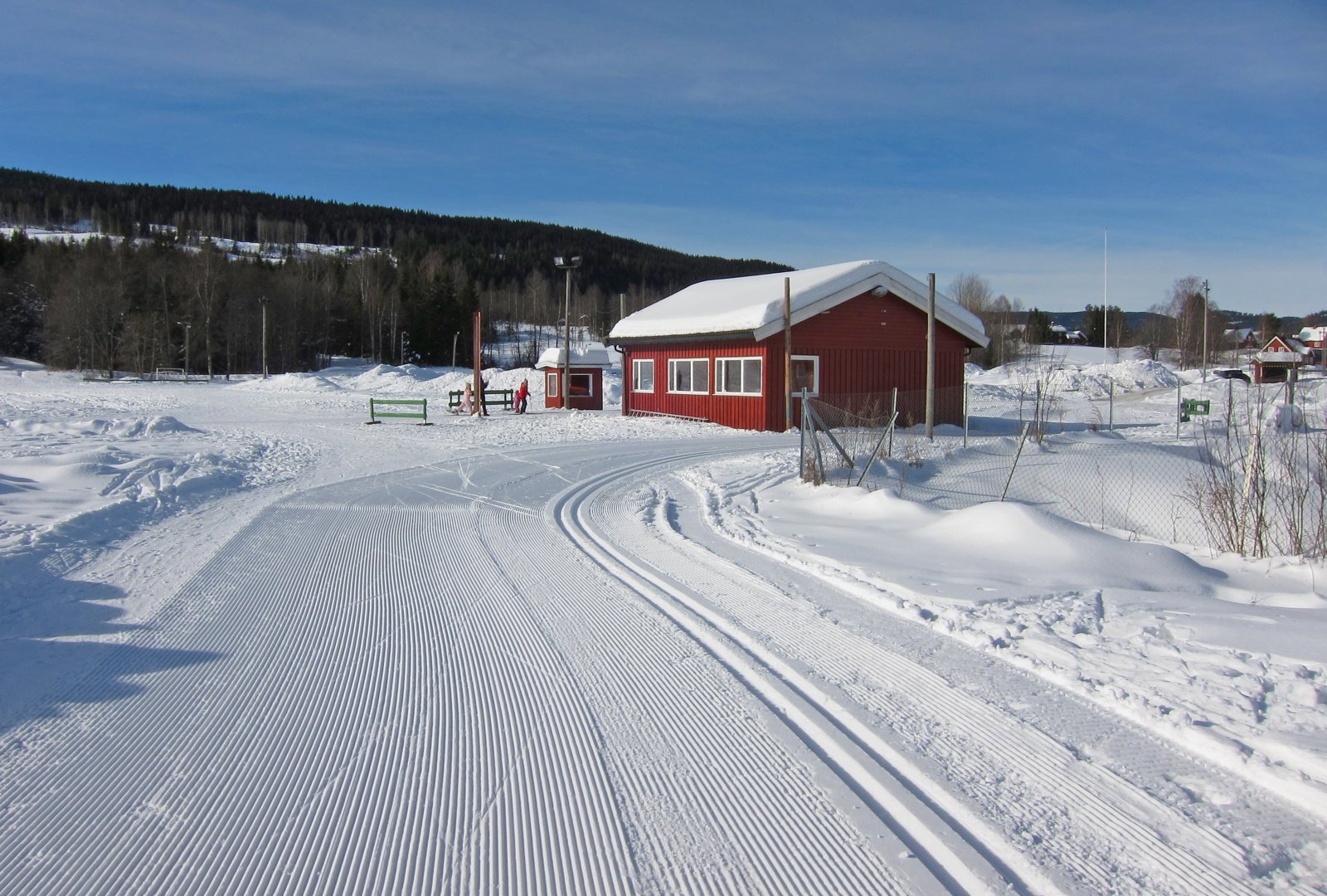 Nyfriserte løyper i Sørkedalen