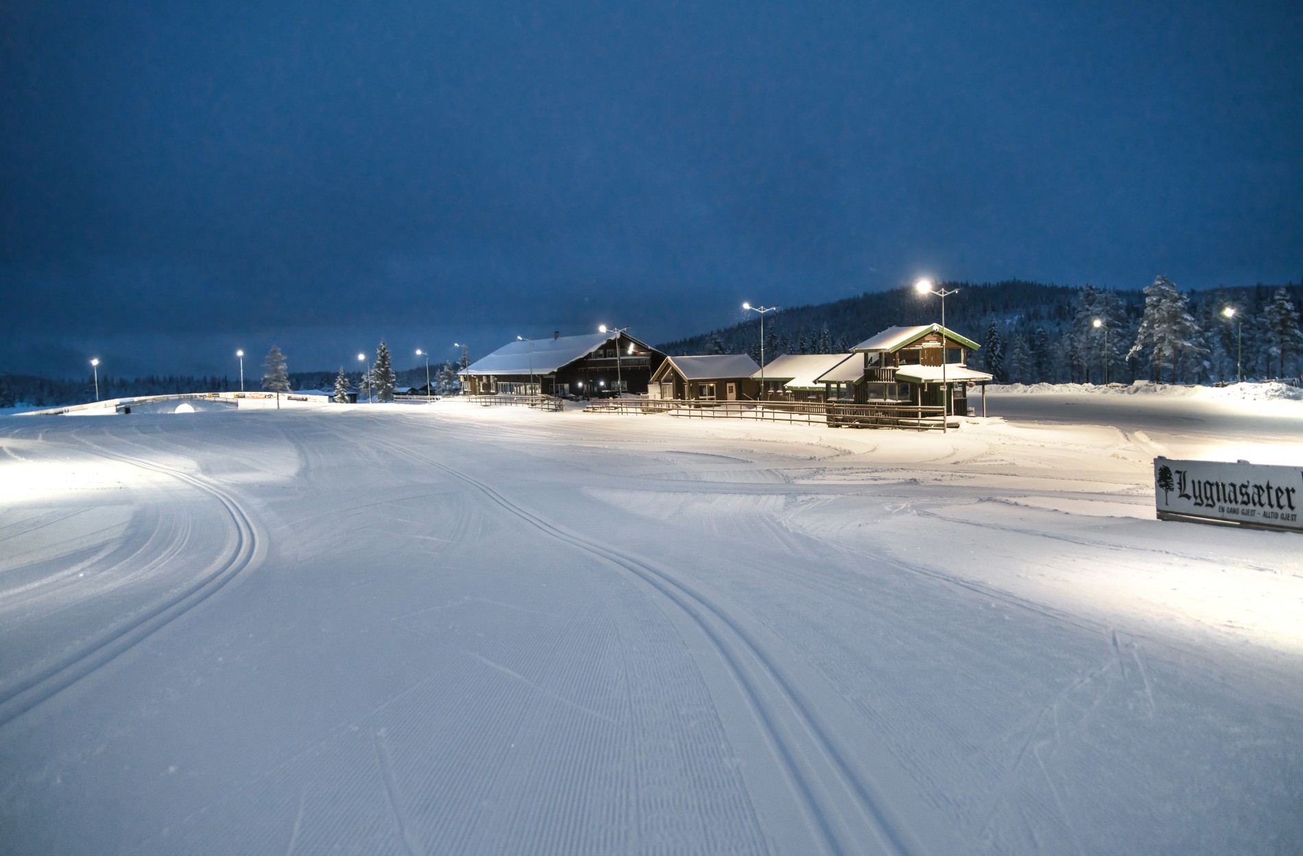 Nypreparert på stadion