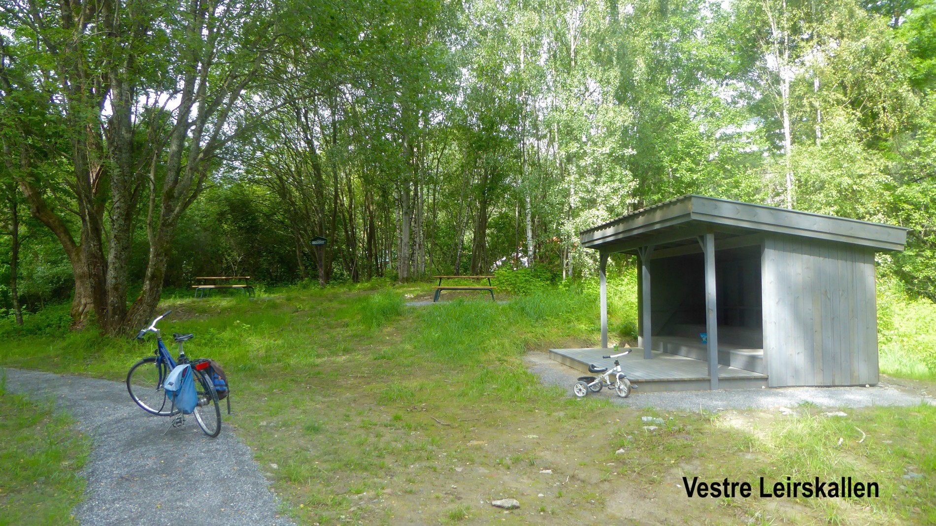 Oppgradert turvei langs Ljanselva