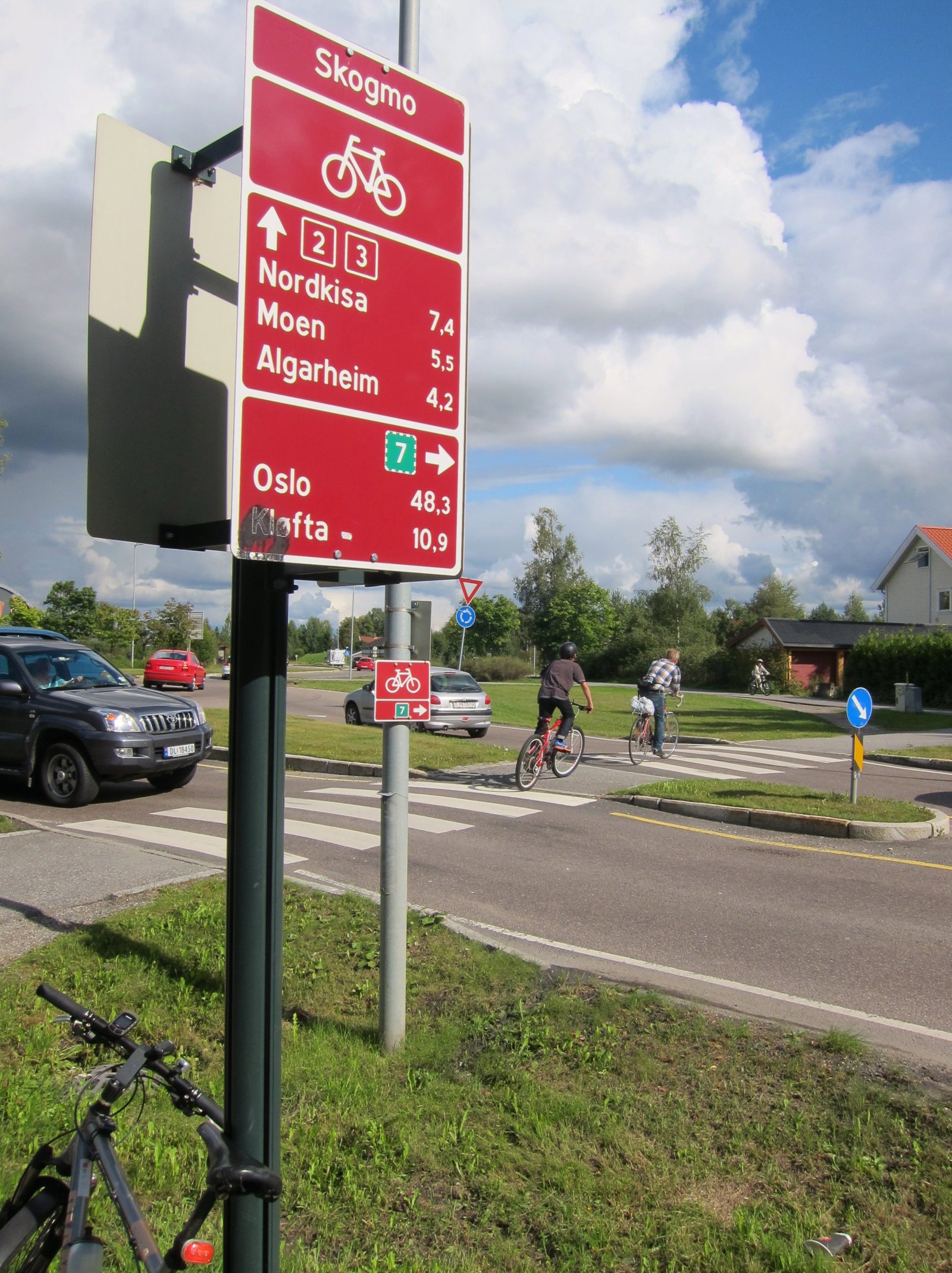 Over Algarheimsvegen ved Skogmo