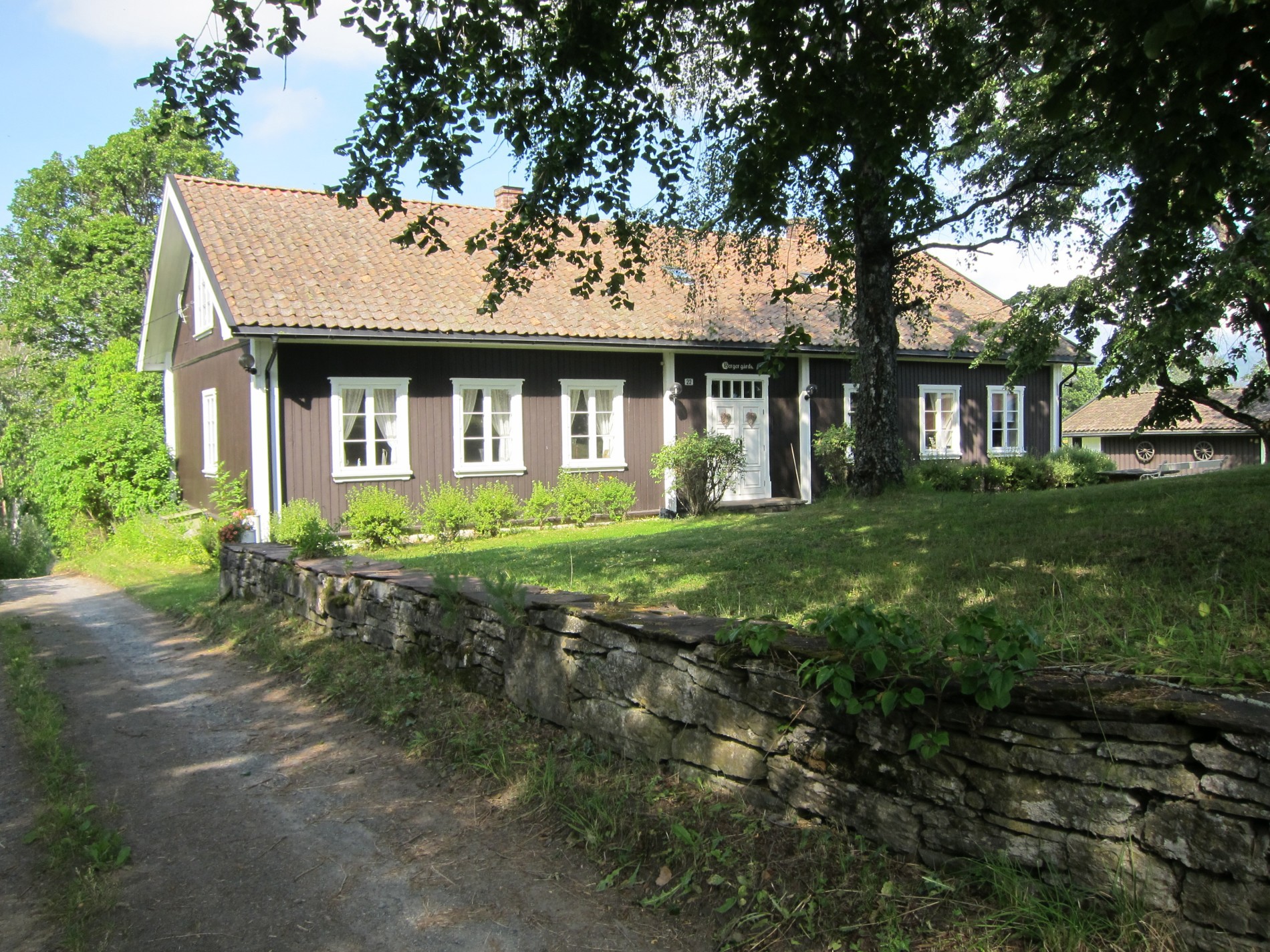 Over Bergerhaugen ved Berger gård