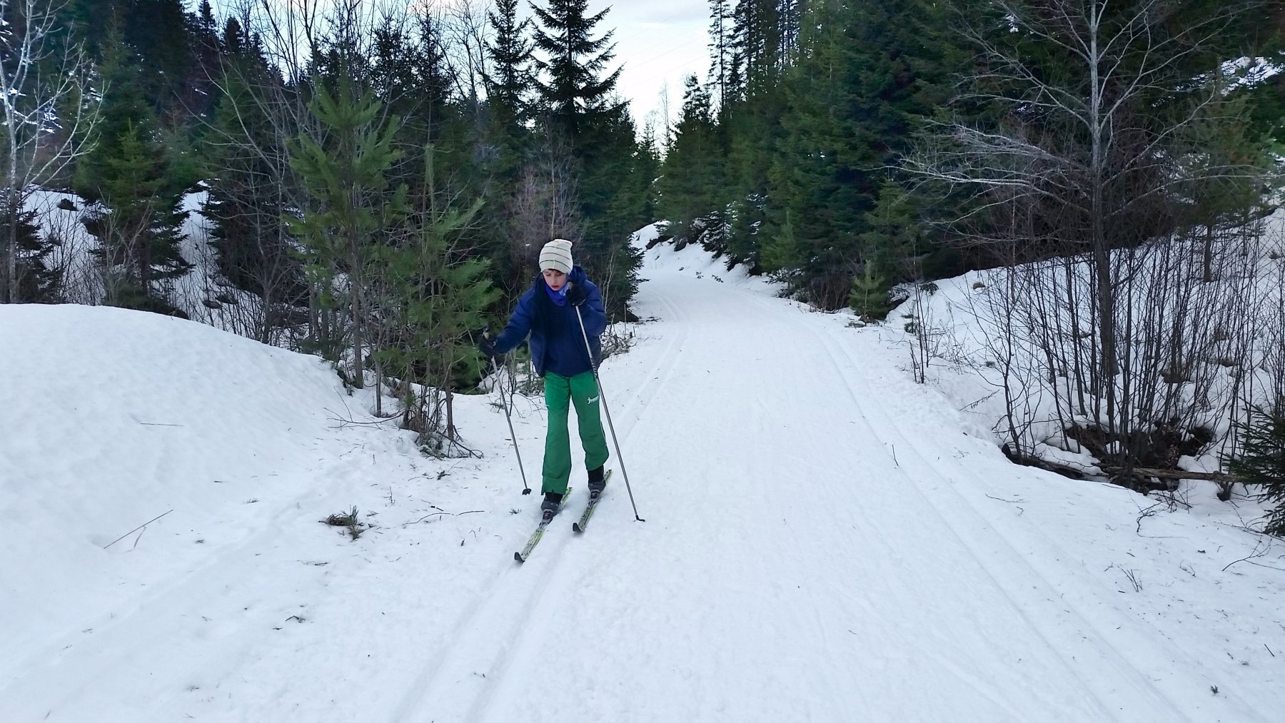 Overraskende gode forhold i høyden i Hurummarka