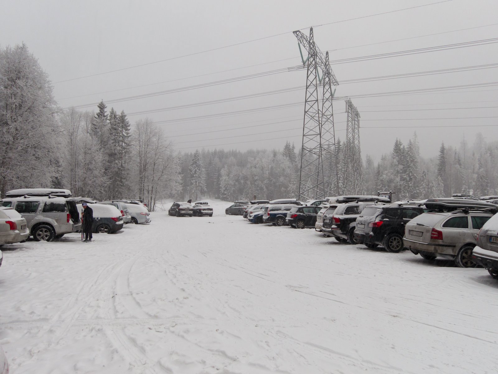 Øvre parkeringsplass ved Franskleiv