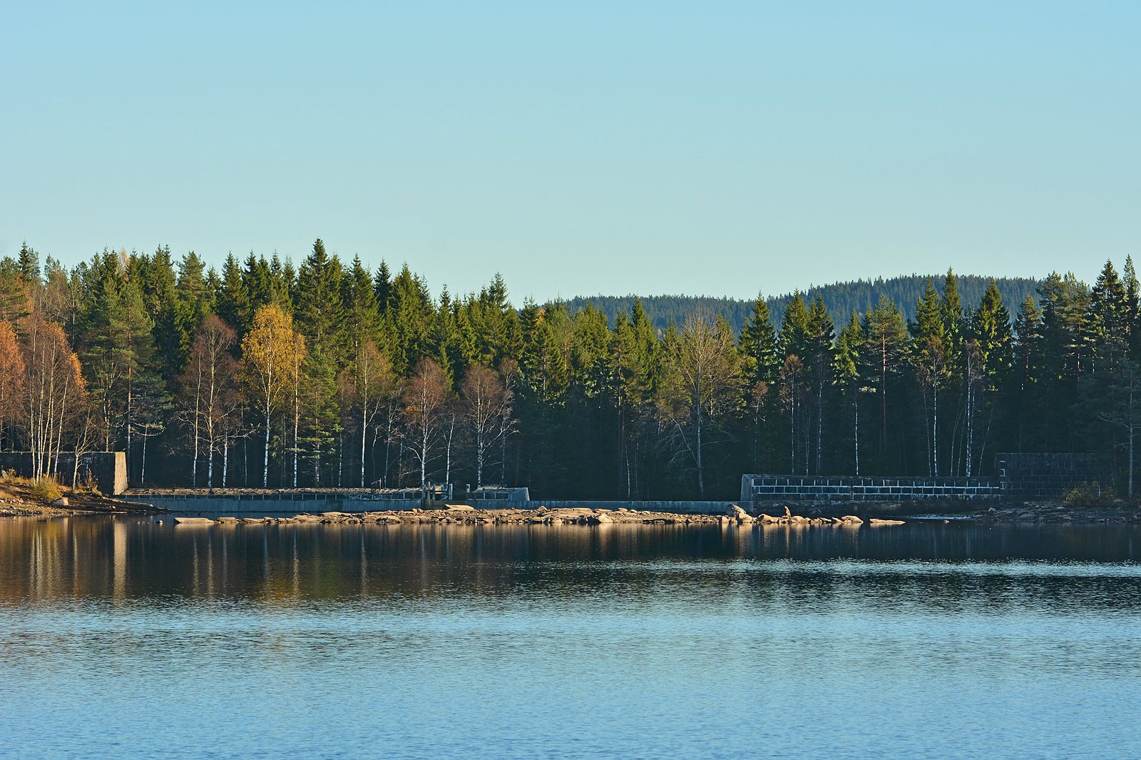 Øyungsdammen under utbedring