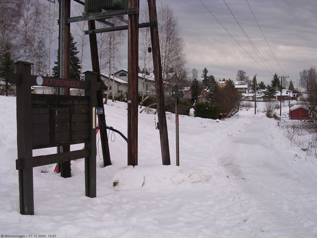 På grensen mellom to deler av Marka