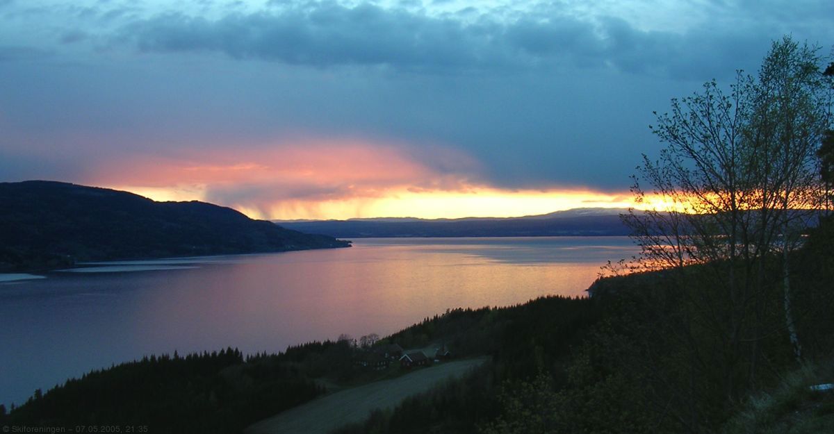 På kanten mot Tyrifjorden