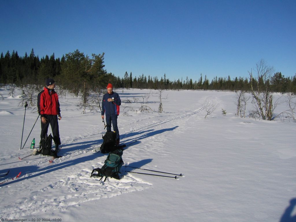 På Lauhøgda på vei fra Gjøvik til Lygna