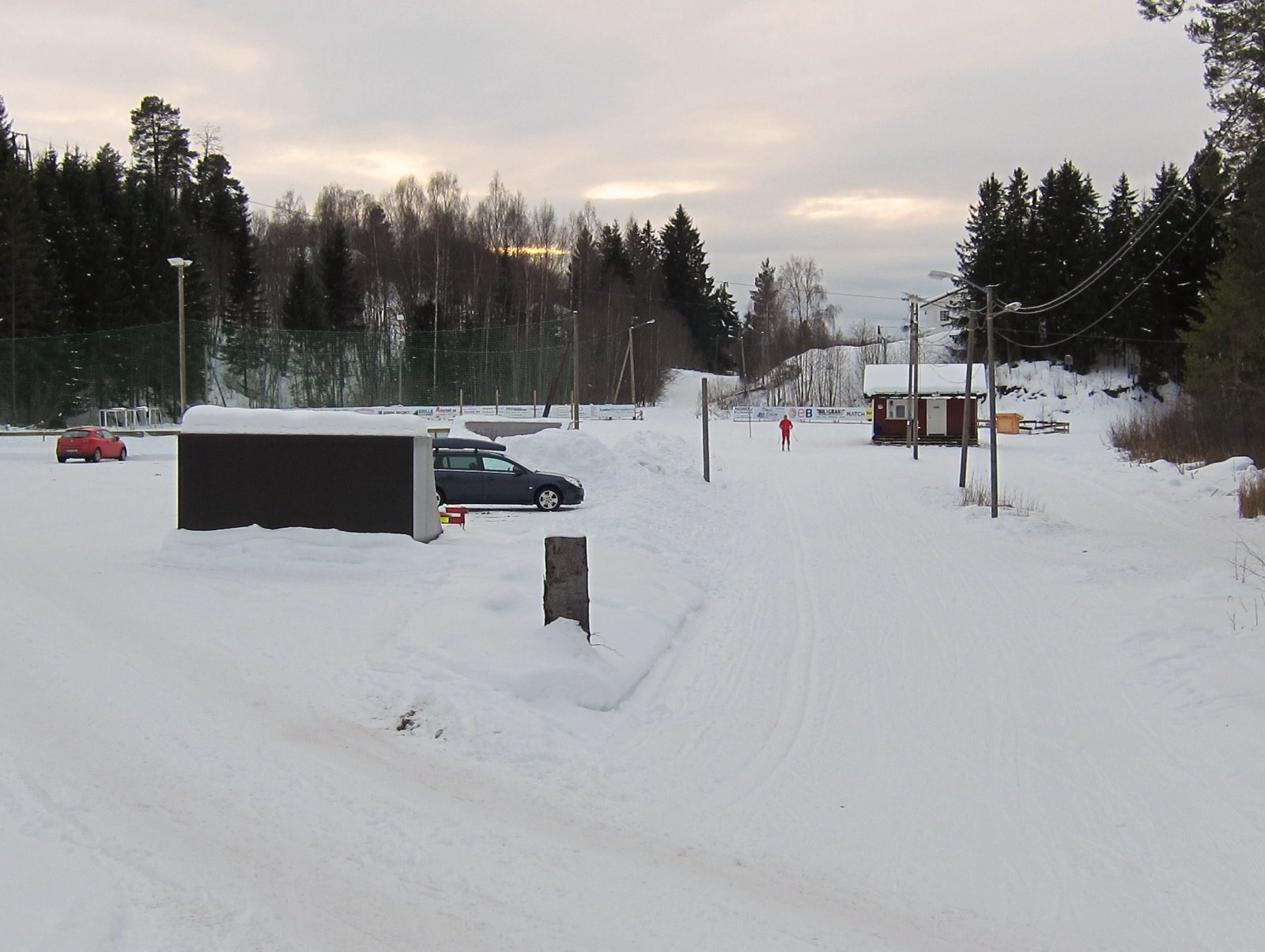 På skistadion i Tingelstad