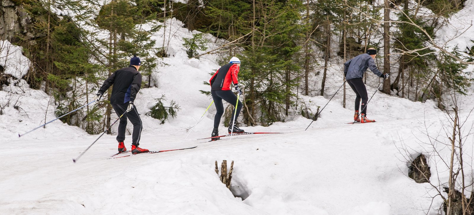 På skøyteski med utgangspunkt Skoglund