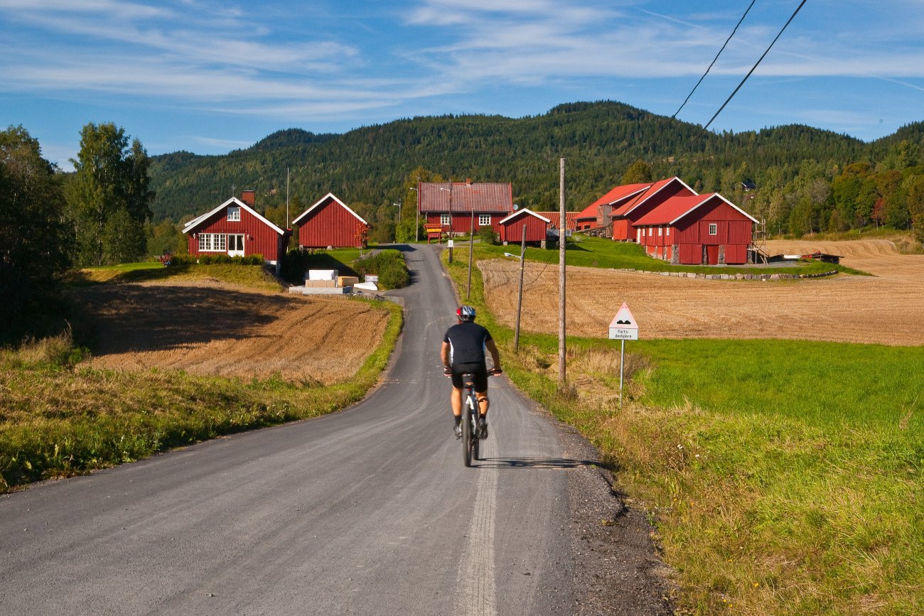 På sykkel mot Pinsle