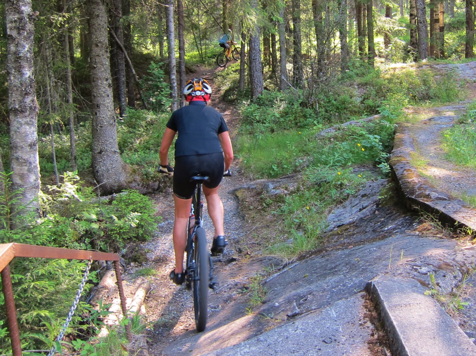 På sykkeltur ved Råkalidammen