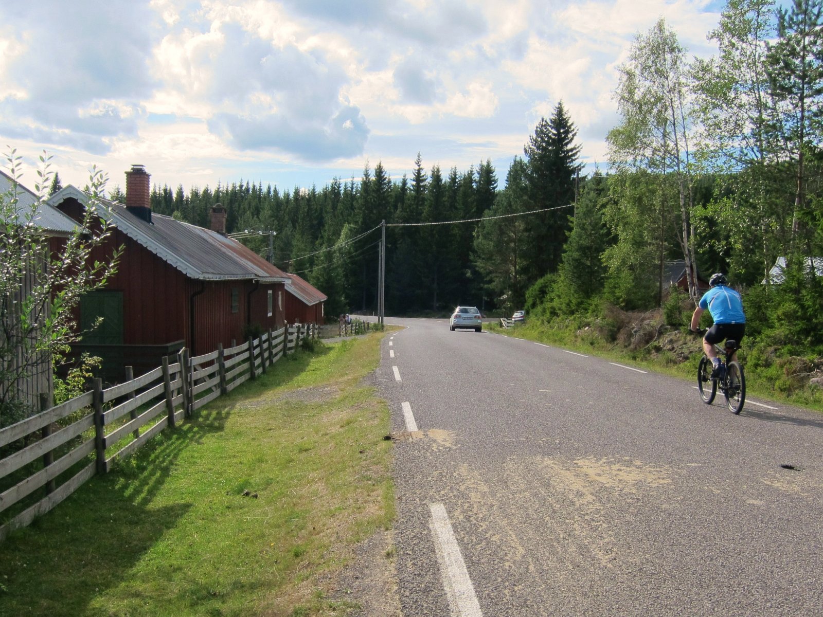 På sykkeltur ved Skjerva