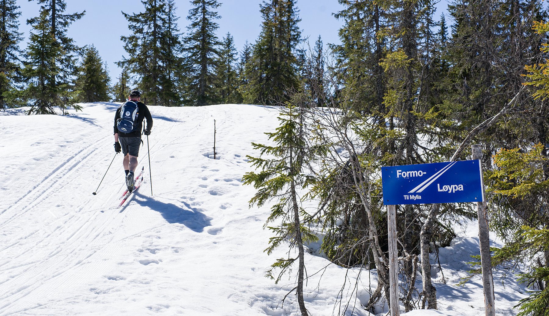 På toppen av Formoløypa