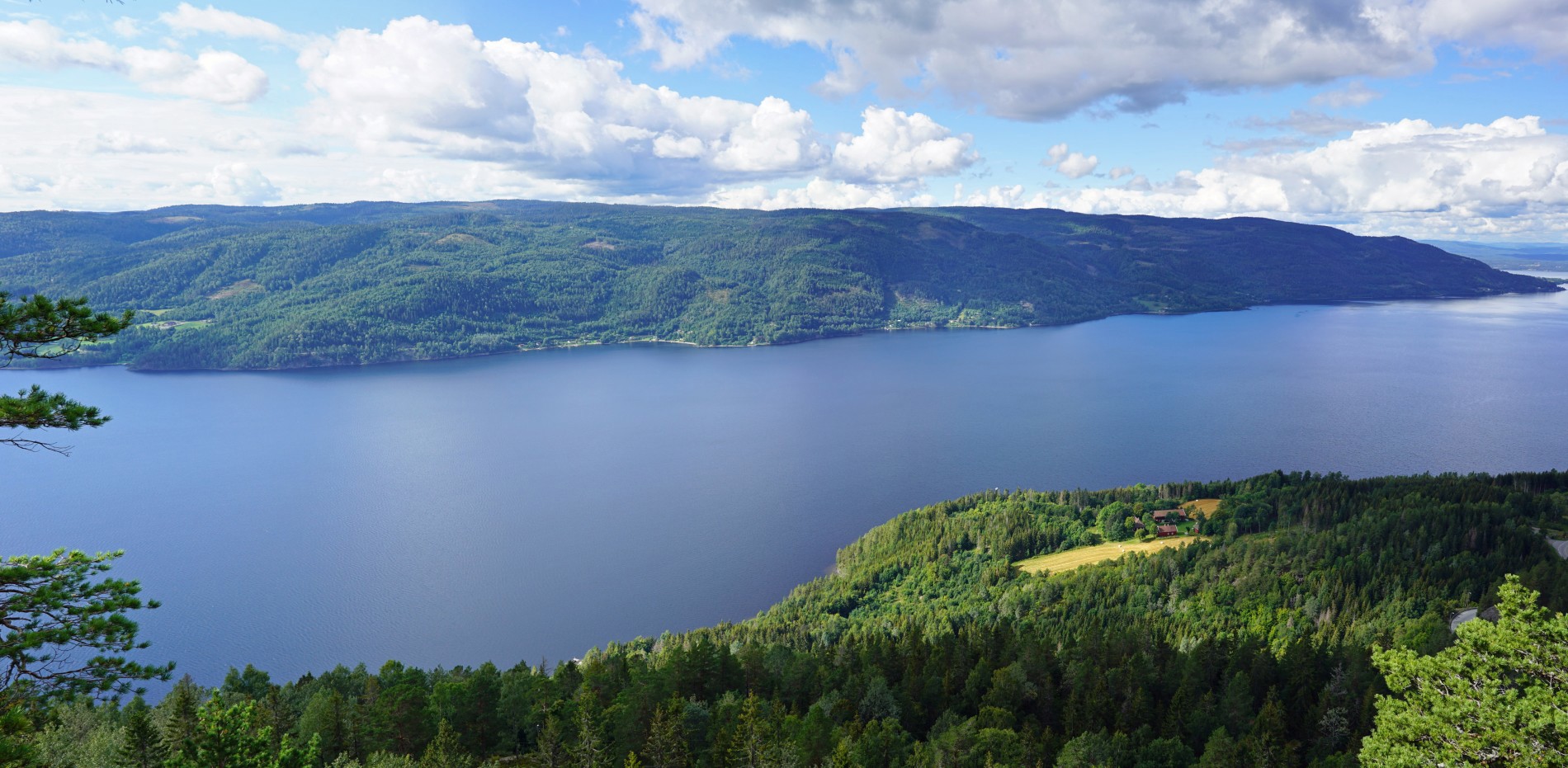 Panoramautsikt fra Nordlandsåsen