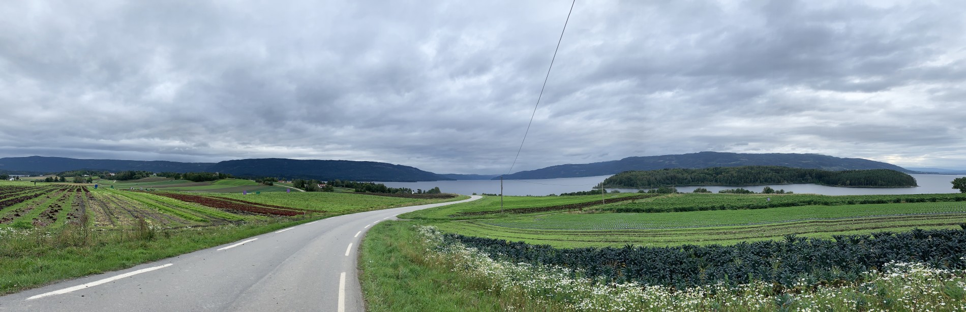 Panoramautsikt ytterst på Røyse