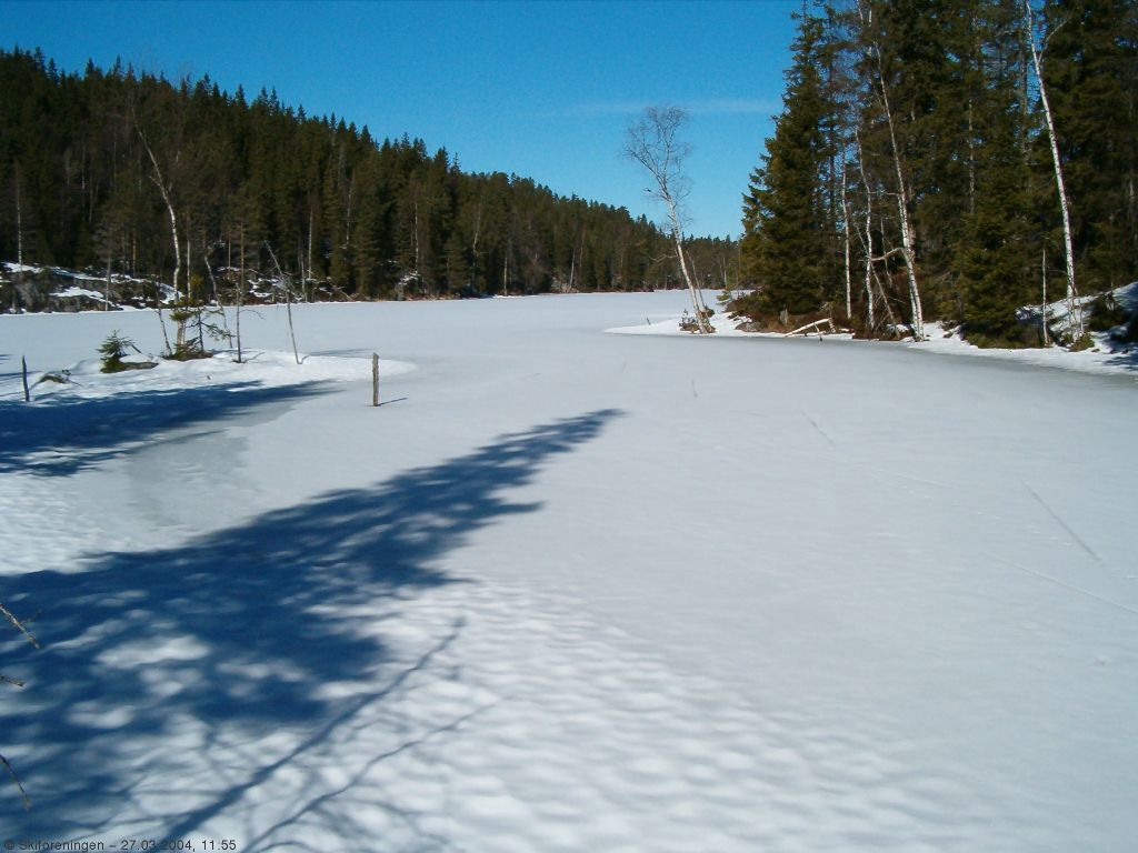 Påskeføre over Søndre Krokvann